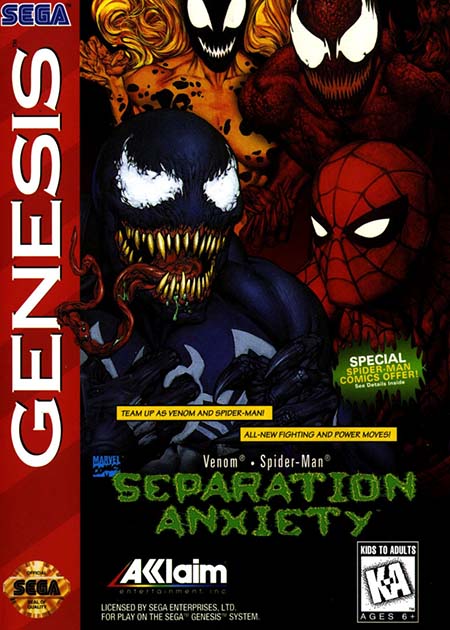 بازی ونوم و مرد عنکبوتی - اسپایدرمن (Venom/Spider-Man: Separation Anxiety) آنلاین + لینک دانلود || گیمزو